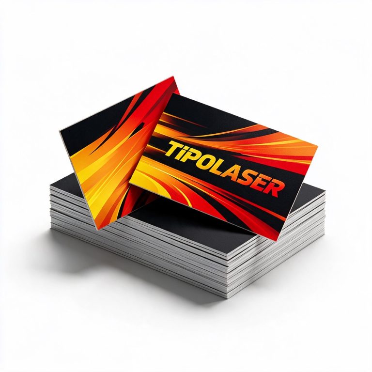 Biglietti da visita 350 g - 8,5 x 5,5 cm personalizzato – Tipolaser