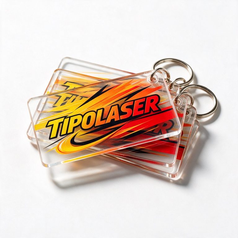 Portachiavi personalizzati UV LED personalizzato – Tipolaser