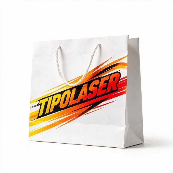 Shopper media personalizzata - confezione da 50 personalizzato – Tipolaser