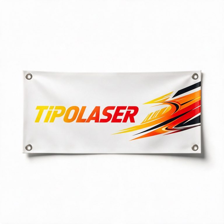 Striscione PVC - 70 x 100 cm personalizzato – Tipolaser